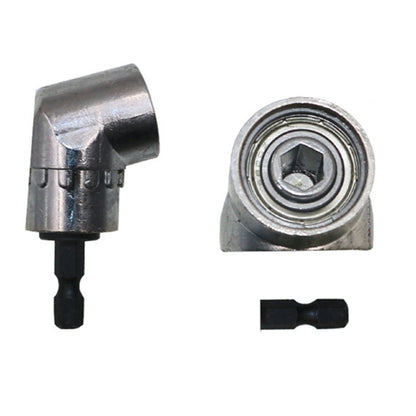 105 Degree Right Angle Drill Driver Bit Extension Power Drill Tool 7mm Hex Magnetic Power Screwdriver Socket Adaptor, Short Type, Long Type