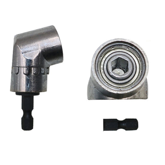 105 Degree Right Angle Drill Driver Bit Extension Power Drill Tool 7mm Hex Magnetic Power Screwdriver Socket Adaptor, Short Type, Long Type
