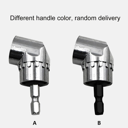 105 Degree Right Angle Drill Driver Bit Extension Power Drill Tool 7mm Hex Magnetic Power Screwdriver Socket Adaptor, Short Type, Long Type