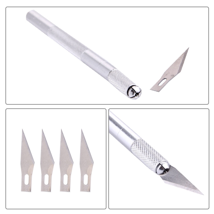 WLXY-9308 Metal Carving Knife Professional Mobile Phone Repair Tool with 6 Blades, WLXY-9308