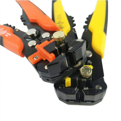 5 in 1 Multifunctional Cable Wire Stripper Cutter Crimper Self-Adjusting Terminal Crimping Stripping Plier Tools, Random Color Delivery, 5 in 1