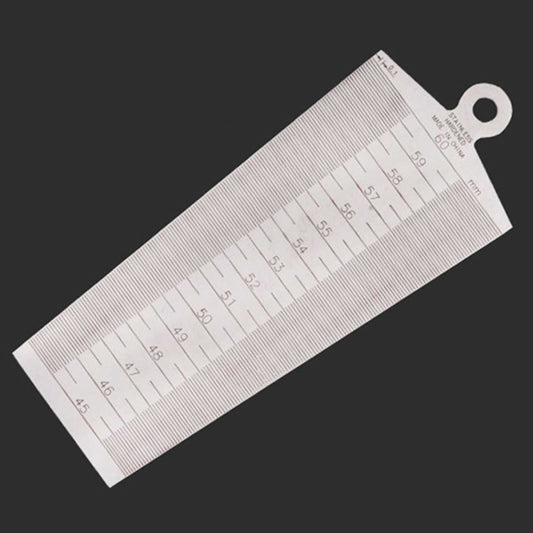 Wedge Feeler Gap 45-60mm Stainless Steel Ruler Inspection Taper Gauge Metric Measure Tool, 45-60mm Metric