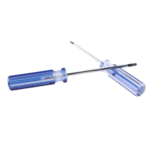 3pcs RZ-CT08 T8 Type Perforated Manual Plum Screwdriver, Random Color Delivery, RZ-CT08