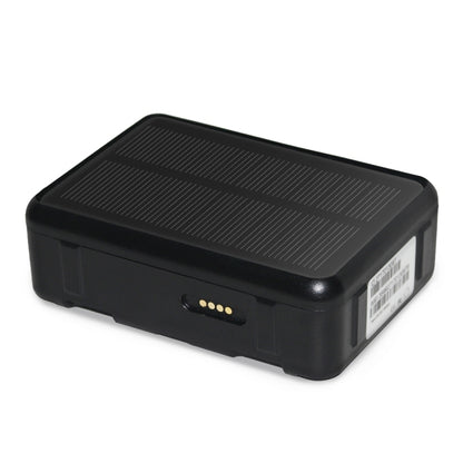 RF-V34 الأغنام والأبقار والماشية IP67 مقاوم للماء يعمل بالطاقة الشمسية GSM GPS WiFi للتتبع بدون لوحة سفلية ثابتة، يدعم مراقبة الصوت والإنذار المضاد للإزالة وSOS، تتبع GPS WiFi
