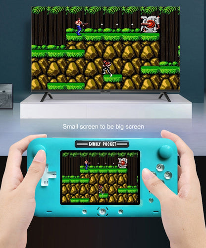مشغل ألعاب محمول باليد RS-52FC PSP مقاس 4.0 بوصة، يدعم 208 لعبة كلاسيكية من NES