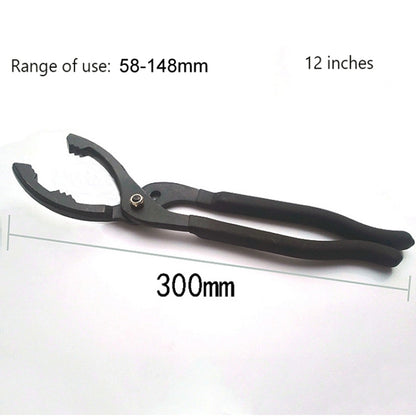 12 Inch Car Repairing Oil Filter Wrench Plier Disassembly Dedicated Clamp Filter Grease Wrench Special Tools, 12 Inch
