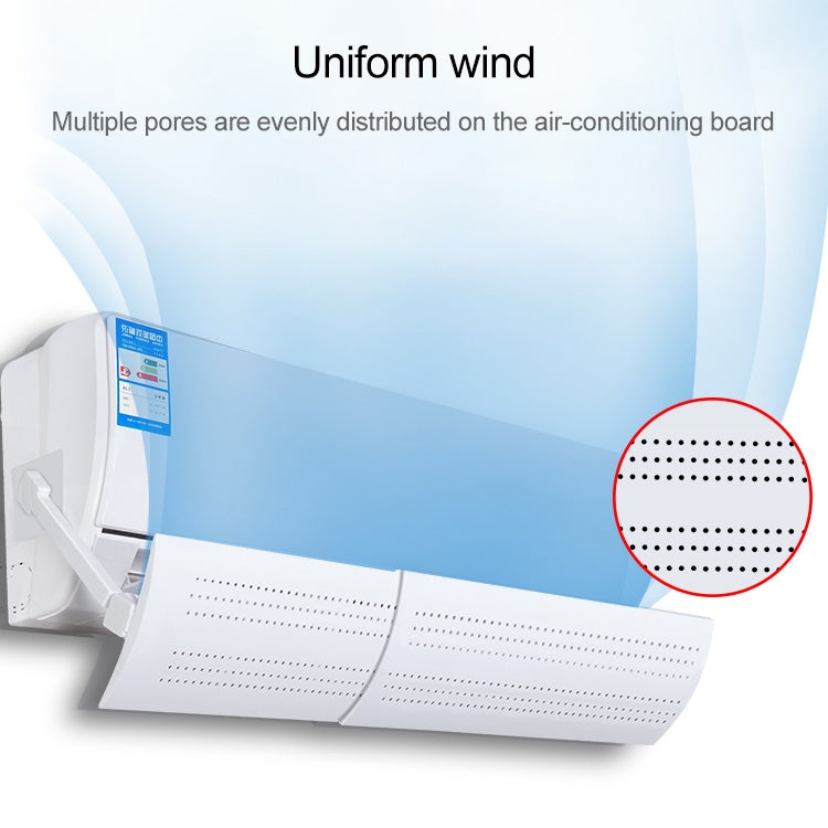 Bedroom Wall-Mounted Baby Universal Anti-Straight Blowing Air Conditioning Windshield Wind Deflector Shroud, Y Rounded Corner Version, Y Rounded Corner Version