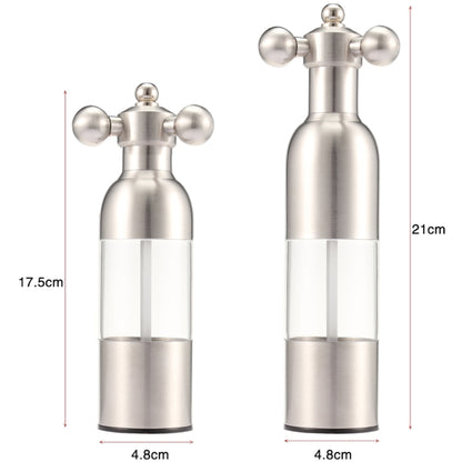 MICLAN Stainless Steel 304 Rudder Shape Grinder Pepper Grinding Machine, Size : S, S