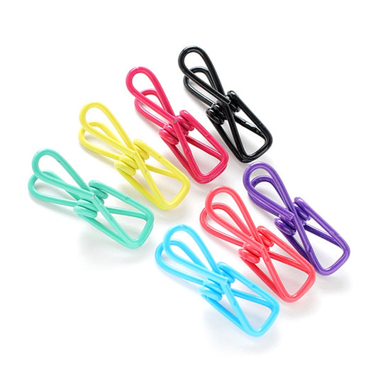 10 PCS Multipurpose Home Decor Clothe Photo Hanging Peg Clamps, Random Color Delivery, Hanging Peg Clamps