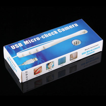 كاميرا فحص USB متعددة الوظائف على شكل فرشاة أسنان مزودة بـ 6 مصابيح LED للأسنان / الجلد / PCB / الطباعة