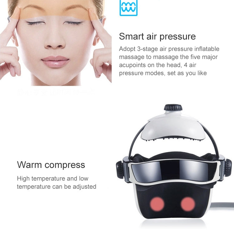 Electronic Air Pressure Head Massager, Relaxed Music Helmet Massager, US Plug, HC06285, HC06285EU, HC06285UK