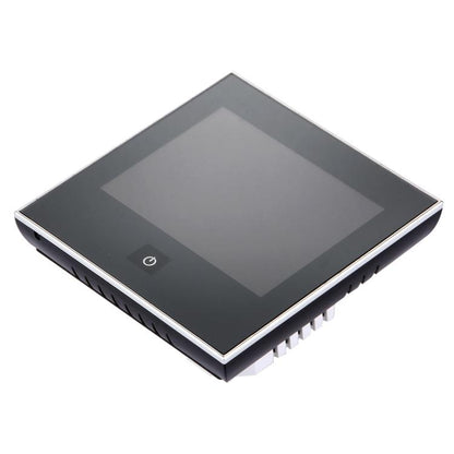 منظم حرارة رقمي للغرفة مزود بشاشة LCD لتسخين المياه BHT-2001 3A، يعرض الساعة/درجة الحرارة/الوقت/الأسبوع/الحرارة، إلخ. BHT-2001 3A (أسود)