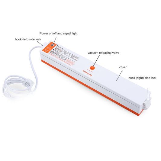 Sealing Film Roll Film PP Material Transparent Seal Film Cup, Vacuum Sealing Machine, EU Plug, US Plug