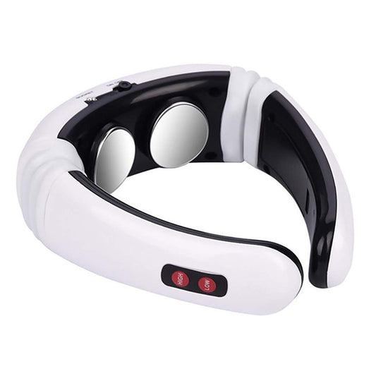USB Charging 1300 mAh Electric Back Neck Shoulder Electrical Pulse Electric Shock Body Massager, USB Charging