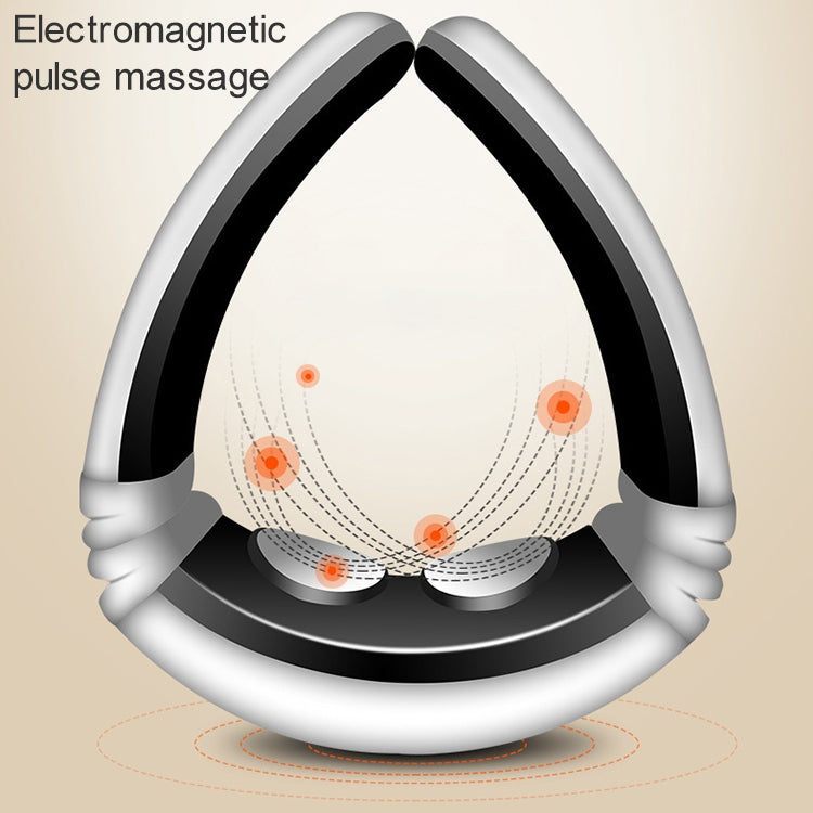 USB Charging 1300 mAh Electric Back Neck Shoulder Electrical Pulse Electric Shock Body Massager, USB Charging