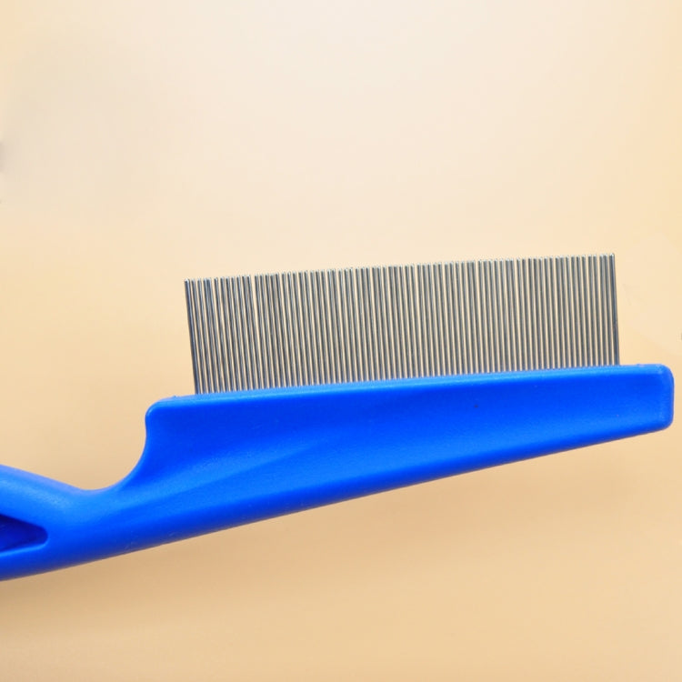 5 PCS Pet Cats Dogs Supplies Combs Fine Toothed Stainless Steel Needle Fleas Removal Combs, Length: 18.5cm, Length: 18.5cm, Blue, Length: 18.5cm, White