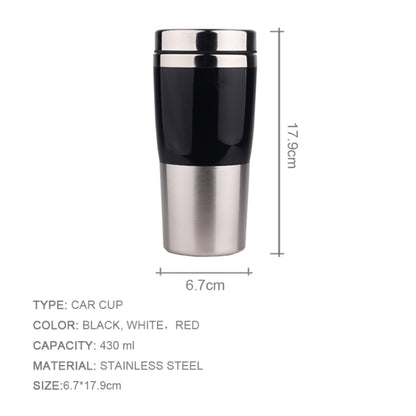 430ml  Double Insulated Stainless Steel Mug In-Car Using Business Water Bottle