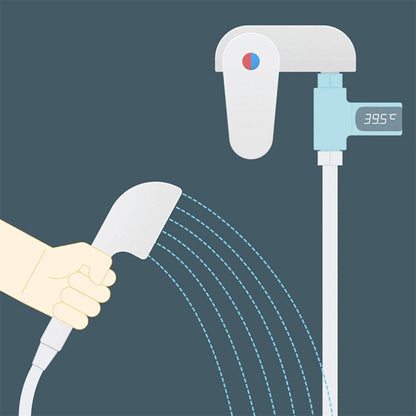 BD-LS-01 مقياس حرارة الماء السلبي بشاشة LED قابل للدوران 360 درجة، الجيل الأول