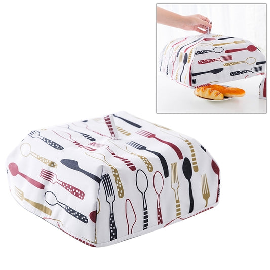 Foldable Thickened Aluminum Foil Food Heat Preservation Cover, Size: L (37 x 37 x 15cm), Size: L Red