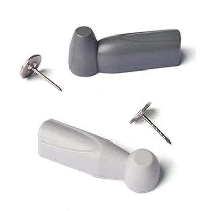 100pcs HTG-005 Small Hammer Anti-theft Magnetic Buckle EAS Anti-theft Sound and Magnetic Button Label for Supermarket Commodities, Random Color Delivery, HTG-005 Small Hammer