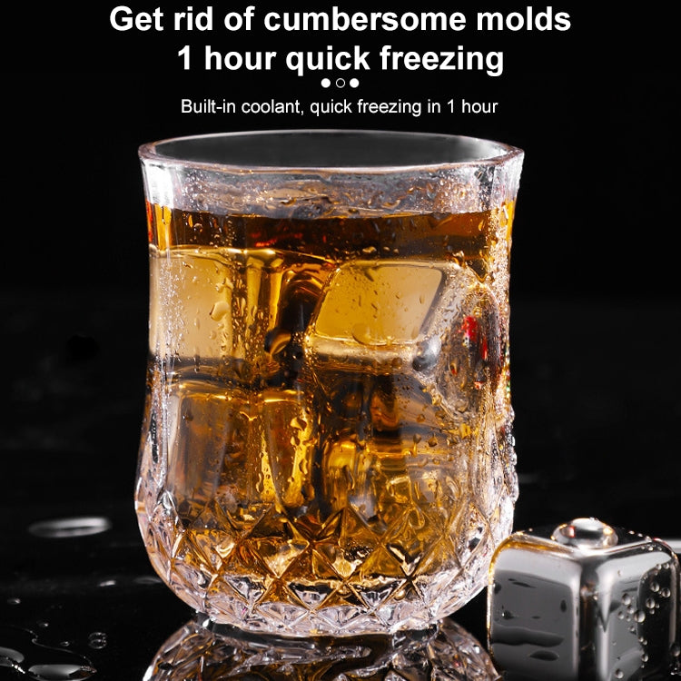 Stainless Steel Chilling Reusable Ice Cubes for Whiskey, Vodka, Liqueurs, 1 PC