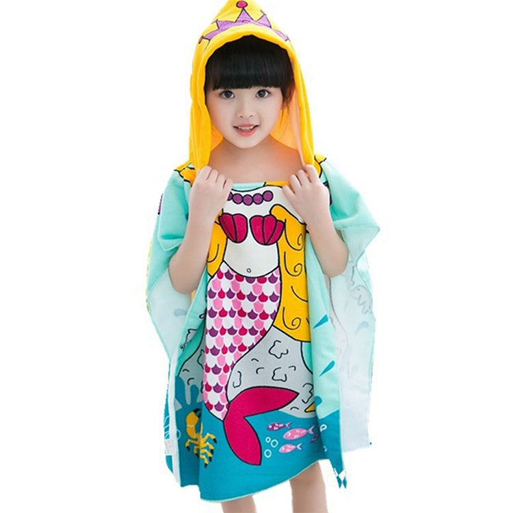 Children Beach Towel Hooded Cloak Kids Boy Girl Baby Bath Towel Absorbent Bathrobe Swim Clothes, Size: 60 x 120cm, Suitable for Height 1.2m or Less, HC1757A, HC1757B, HC1757C, HC1757D, HC1757E, HC1757F, HC1757G, HC1757H