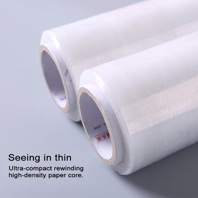 PE Transparent Stretch Wrap Film(Width: 45cm, Length: 320m), Width: 45cm, Length: 320m