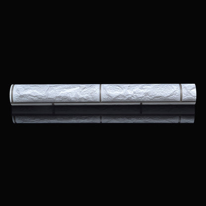 Silver Grey Brick Creative 3D Stone Brick Decoration Wallpaper Stickers Bedroom Living Room Wall Waterproof Wallpaper Roll, Size: 45 x 1000cm