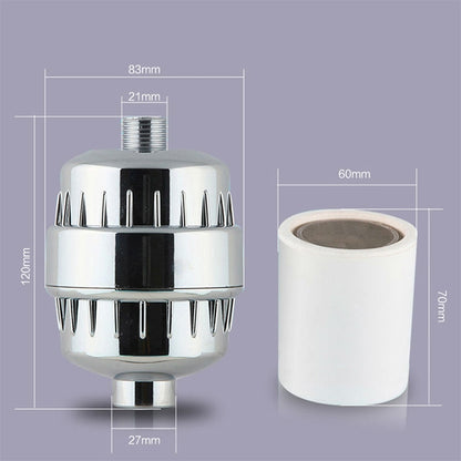 Bath Water Purifier Shower Faucet Chlorine Filter, Interface: 2.1cm / 2.7cm, 2.1cm / 2.7cm Faucet Filter