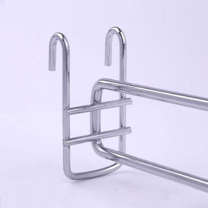 5pcs 5.8mm Supermarket Iron Grid Shelf Double Hook, Length: 15cm, 5.8mm 15cm