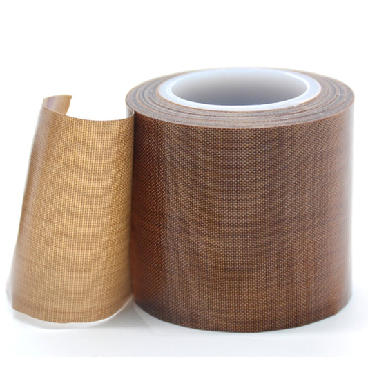 Teflon High Temperature Resistant Cloth Tape Sealing Machine Heat Insulation Tape, Size: 10m x 30mm, Size: 10m x 30mm