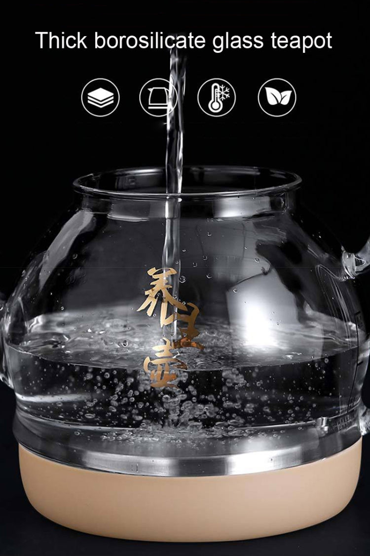 Pumping Type Automatic Add Water Full Intelligent Electric Glass Kettle Pumping Boiled Tea Stove Set, Tea Stove Set