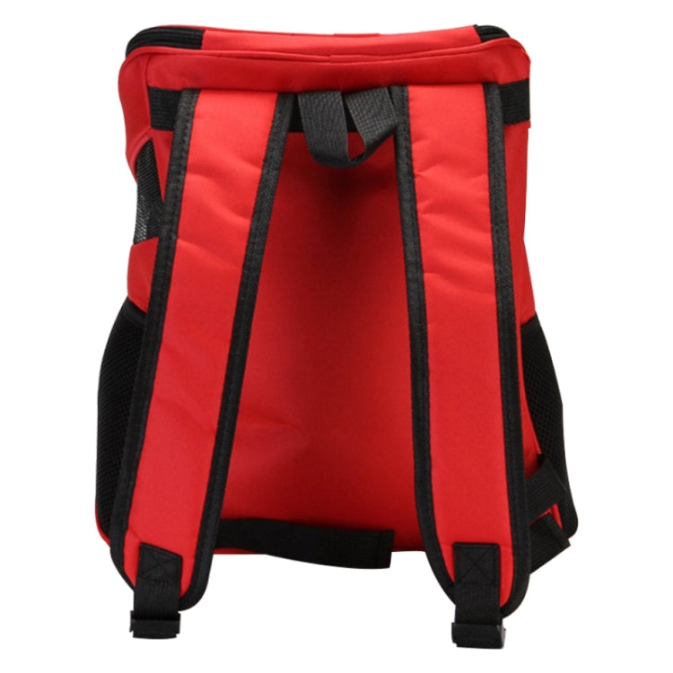 Portable Folding Nylon Breathable Pet Carrier Backpack, Size: 45 x 36 x 31cm, Size: 45 x 36 x 31cm Red, Size: 45 x 36 x 31cm Black, Size: 45 x 36 x 31cm Coffee, Size: 45 x 36 x 31cm Blue