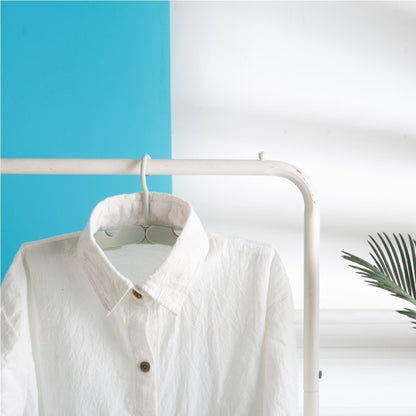 Foldable Clothes Hanger Drying Rack with 4 Hidden Clips for Home / Travel, Random Color Delivery, Foldable Clothes Hanger
