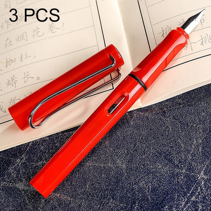 3 PCS School Office Extra Fine Titanium Alloy Nib Transparent Piston Fountain Pen(Black), Random Delivery(0.5mm/0.38mm Nib), HC3328B, HC3328E, HC3328F, HC3328G, HC3328L, HC3328LG, HC3328P, HC3328R, HC3328TE, HC3328TG, HC3328TH, HC3328TL, HC3328TT������...