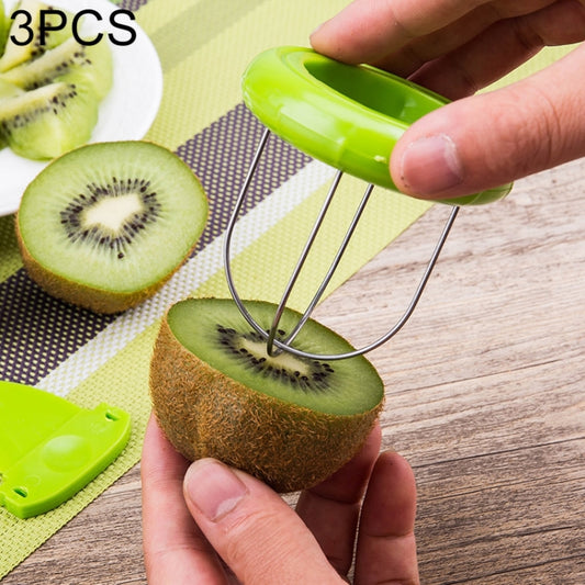 3 PCS Portable and Special ABS + Stainless Steel Kiwi Fruit Peeler, Random Color Delivery, 3 PCS   Kiwi Fruit Peeler 2