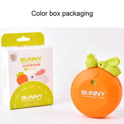 Rabbit 60 Minutes Mechanical Kitchen Cooking Count Down Alarm Timer Home Decorating Gadget, Random Color Delivery, RB277