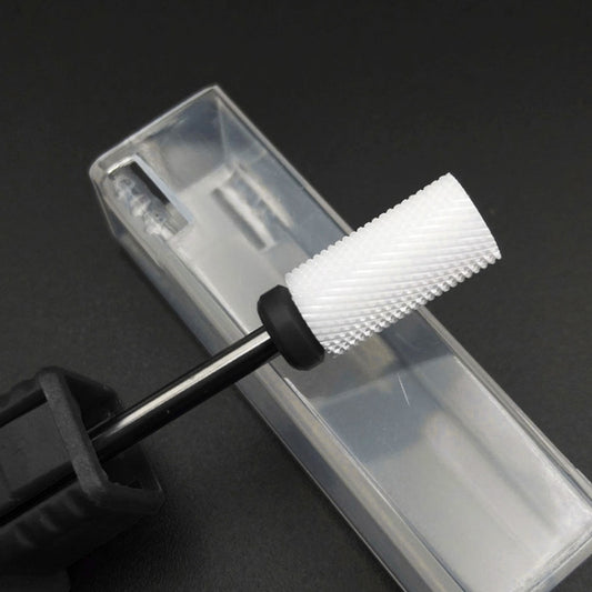 Nail Ceramic Cylindrical Electric Power Grinding Head, Size: 40.5*6.5mm, Size: 40.5*6.5mm, Size: 40.5*6.5