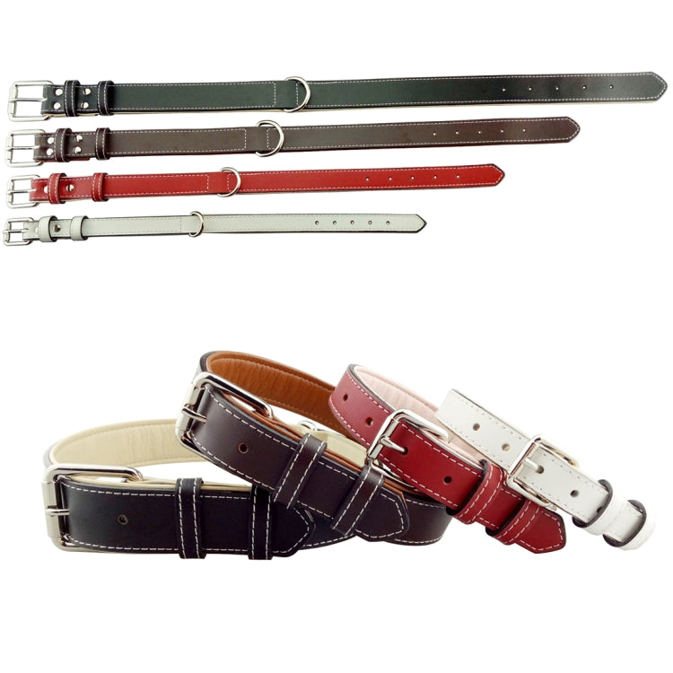Leather Pet Dog Collar Pet Products Big Dog Collar, Size: L, 2.5 * 51cm, Size: L