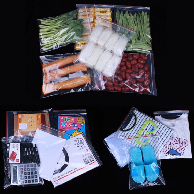 100pcs/pack PE Self Sealing Clear Zip Lock Packaging Bag, 10cm x 15cm, Custom Printing and Size are welcome, 10*15cm