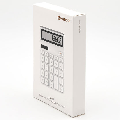 Original Xiaomi Youpin LEMO Rice Calculator 12-bit LED Display ABS Material 6 Degree Angle