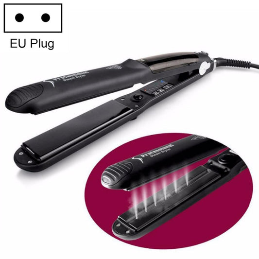Steam Spray Electric Splint Hair Straightener with Plastic Bottle , EU Plug, EU Plug