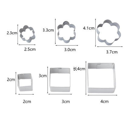 24 PCS / Set Stainless Steel DIY Cookie Biscuits Molds Geometry Baking Tools (Octagon), HC4340A, HC4340B, HC4340C
