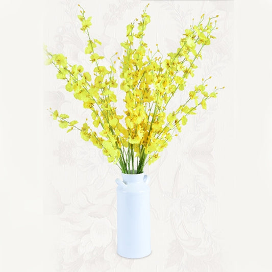 Home Wedding Party Decor Silk Orchid DIY Artificial Flower Phalaenopsis Bouquets, Random Color Delivery, 5 Heads/Bouquet