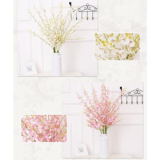 Home Wedding Party Decor Silk Orchid DIY Artificial Flower Phalaenopsis Bouquets, Random Color Delivery, 5 Heads/Bouquet