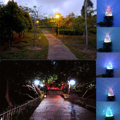 رشاش مياه أوتوماتيكي للحديقة مزود بإضاءة LED، فوهة ري خارجية للحديقة، رشاش مياه LED للحديقة