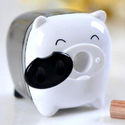 Deli Mini Pig Manual Pencil Sharpeners Kids Friendly at Home Office School, Random Color Delivery, 0557