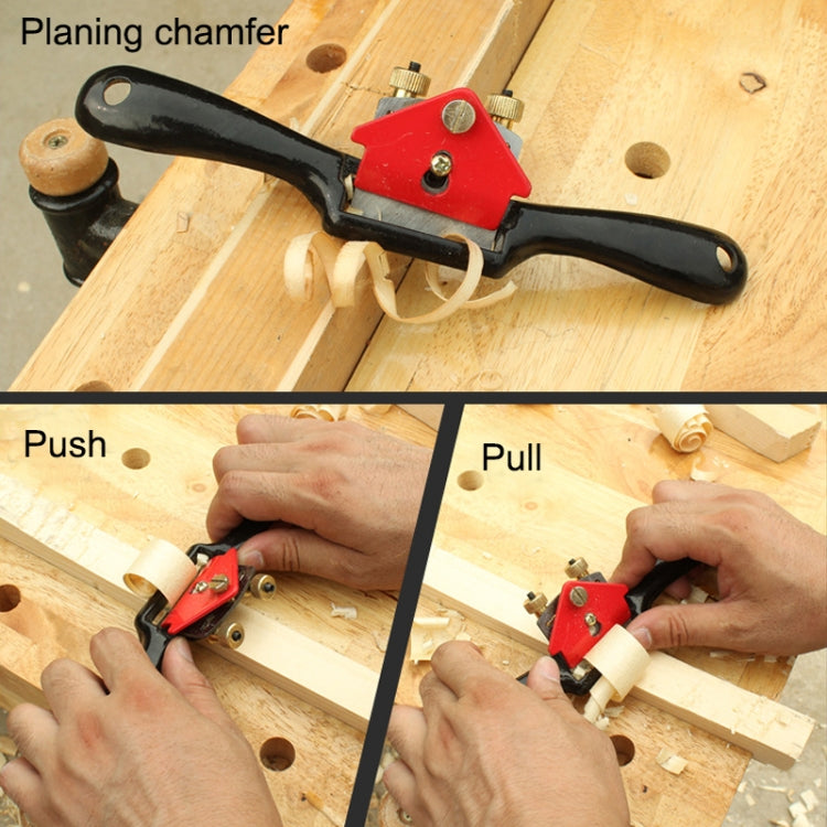 MYTEC 9 Inch Adjustable Hand Push Home Woodworking Hand Planer, Hand Planer