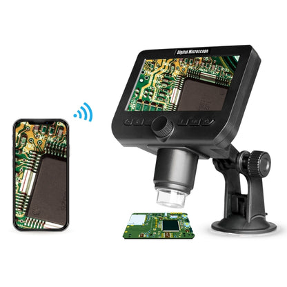 inskam317 1080P 4.3 inch LCD Screen WiFi HD Digital Microscope, Sucker Bracket, Sucker Bracket