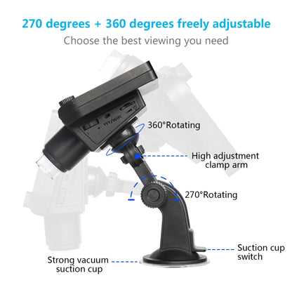 inskam317 1080P 4.3 inch LCD Screen WiFi HD Digital Microscope, Sucker Bracket, Sucker Bracket